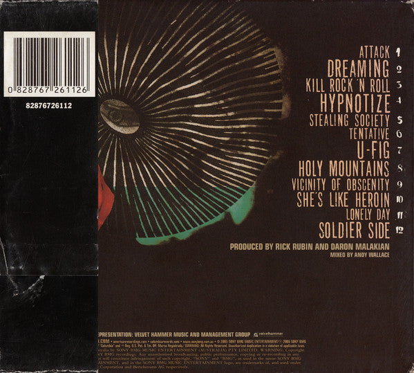 System Of A Down – Hypnotize, CD Digipak