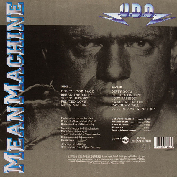 U.D.O. – Mean Machine