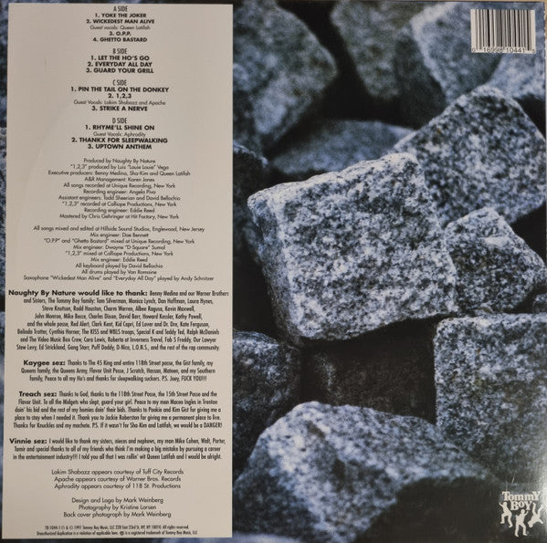 Naughty By Nature – Naughty By Nature 2LP, Blue/Yellow Splatter, 30th Anniversary