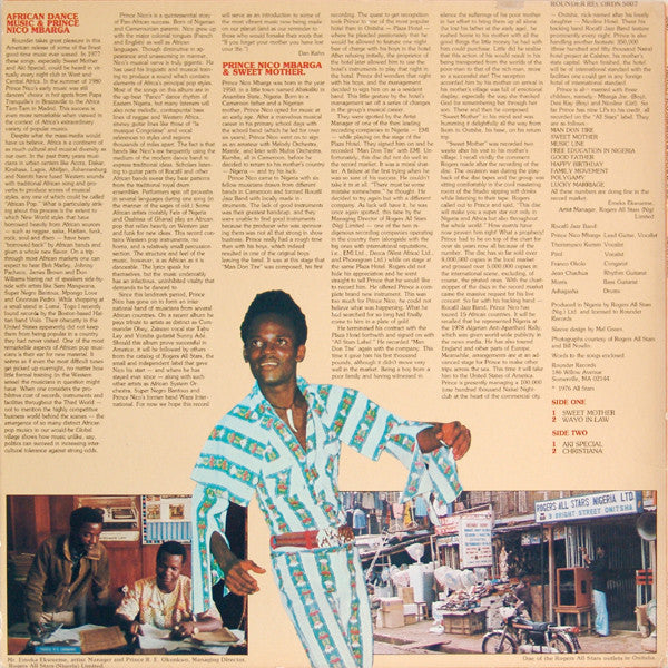 Prince Nico Mbarga & Rocafil Jazz* – Sweet Mother