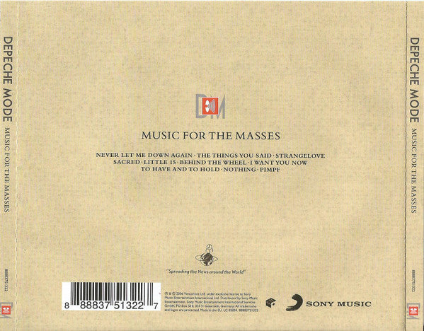 Depeche Mode – Music For The Masses