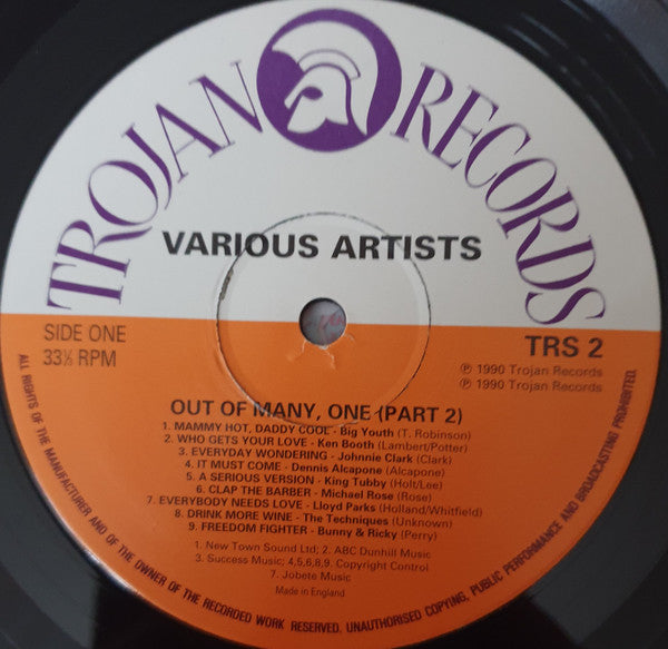 Out Of Many, One Jamaican Music Part Two