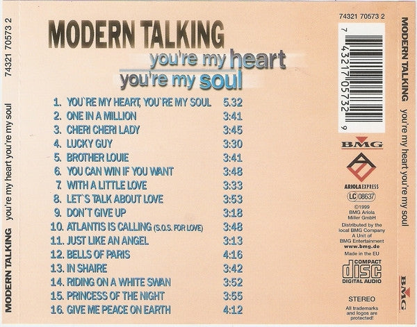 Modern Talking – You're My Heart You're My Soul