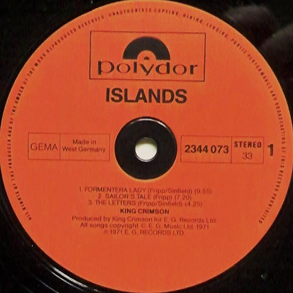King Crimson – Islands