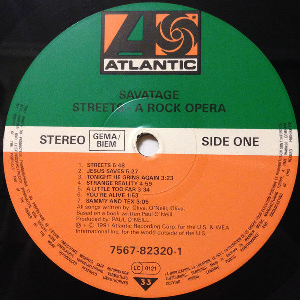 Savatage – Streets (A Rock Opera)