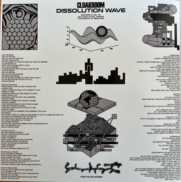Cloakroom – Dissolution Wave Gatefold , US , mustard Vinyl