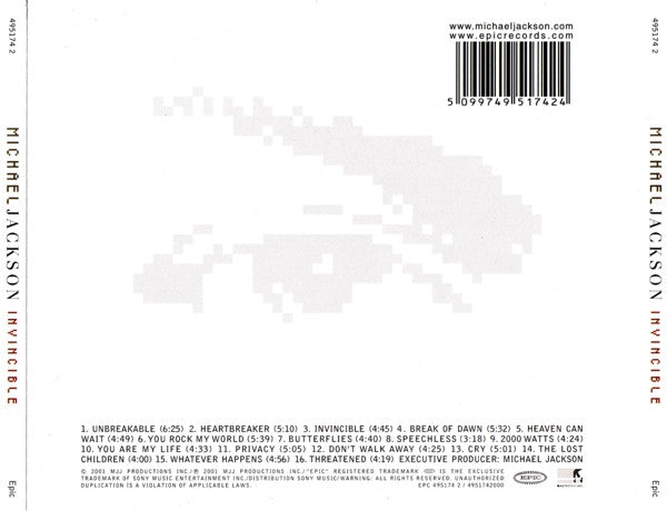 Michael Jackson – Invincible