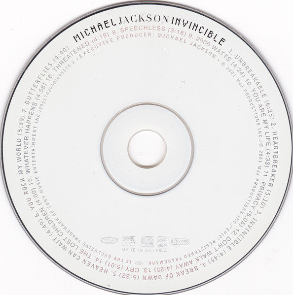 Michael Jackson – Invincible