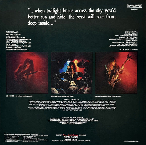 Exciter – Heavy Metal Maniac