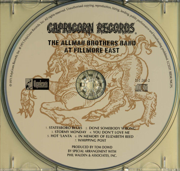 The Allman Brothers Band – At Fillmore East