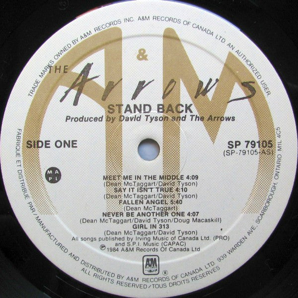 The Arrows – Stand Back