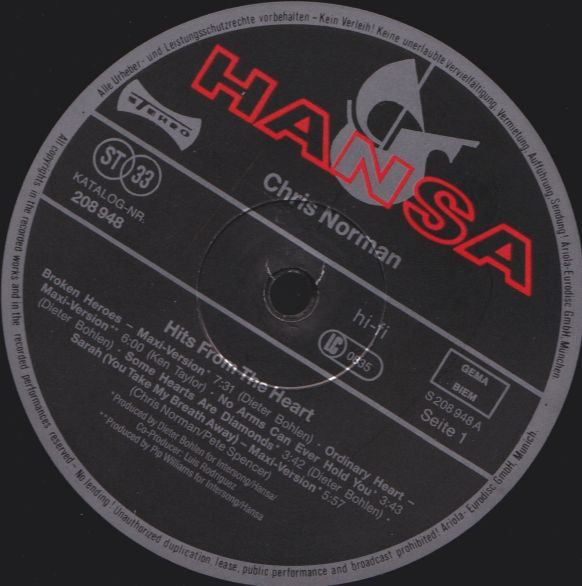 Chris Norman – Hits From The Heart