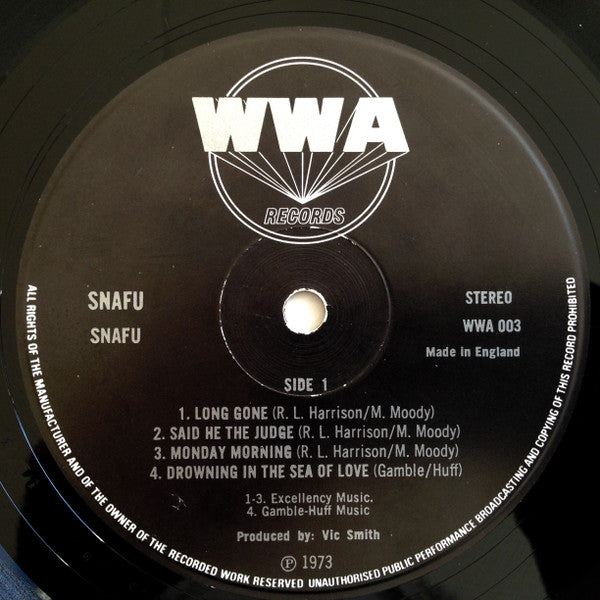 Snafu – Snafu , Gatefold
