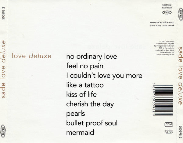Sade – Love Deluxe