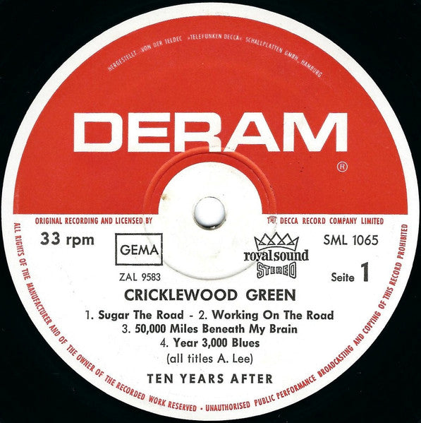 Ten Years After – Cricklewood Green