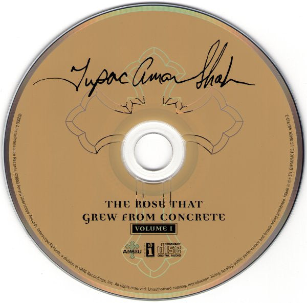 Tupac Shakur – The Rose That Grew From Concrete Volume 1 , CD