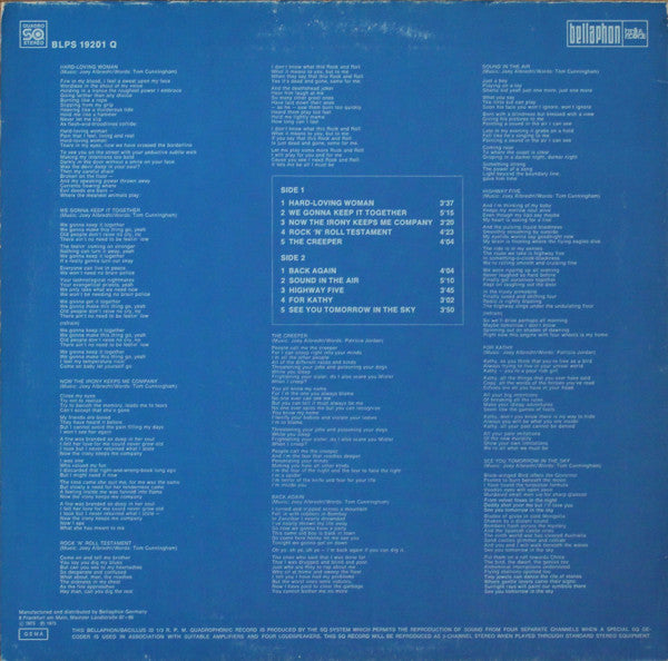 Karthago – Rock 'N' Roll Testament , Gatefold