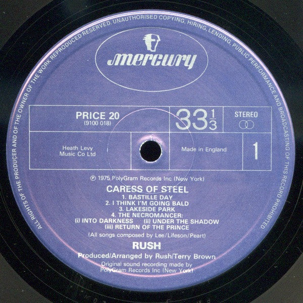 Rush – Caress Of Steel , Gatefold