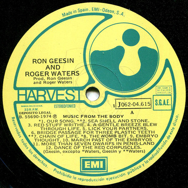 Ron Geesin & Roger Waters – Music From The Body