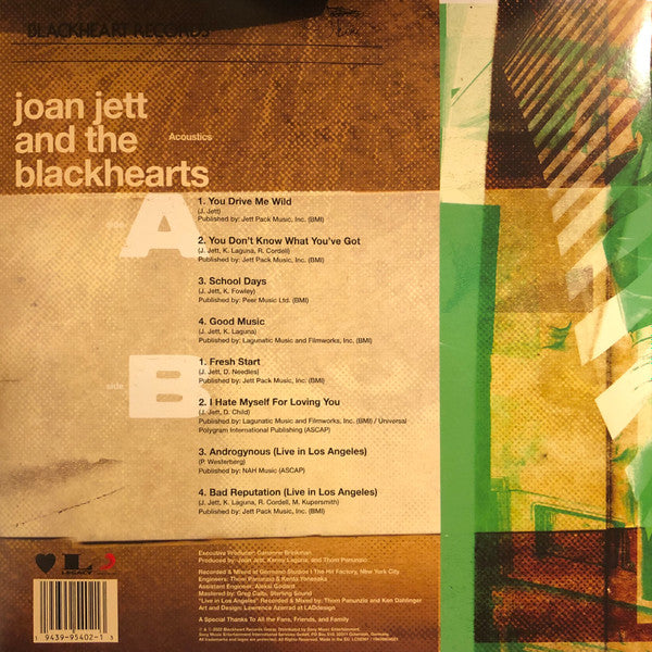 Joan Jett & The Blackhearts – Acoustics