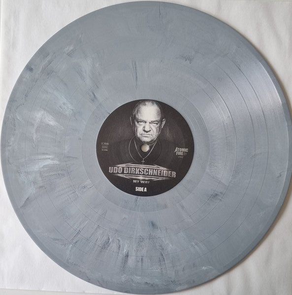 Udo Dirkschneider – My Way    ,  2LP , Gatefold , Limited Edition, White / Black / Blue Marbled