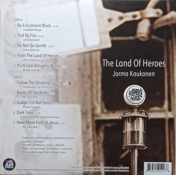 Jorma Kaukonen – The Land Of Heroes , Record Store Day, Gold & Black Marbled, Gatefold