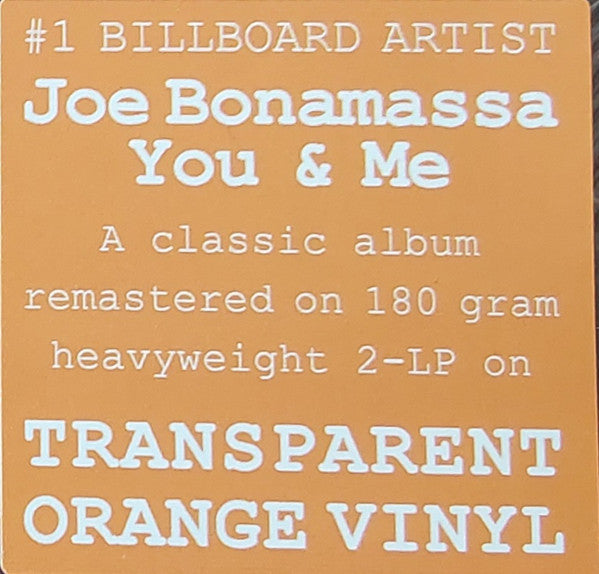 Joe Bonamassa – Blues Deluxe , 2 x LP, Orange, Gatefold, 180 gram