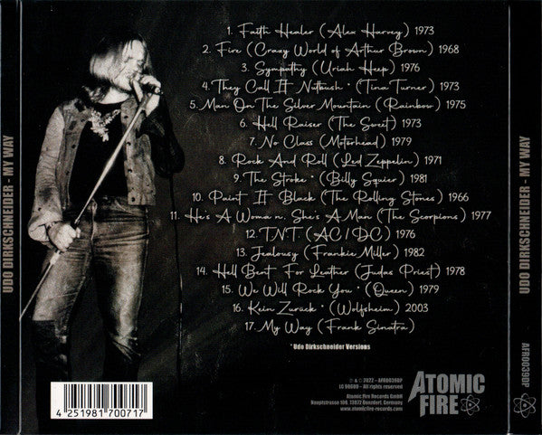 Udo Dirkschneider – My Way, Digipak