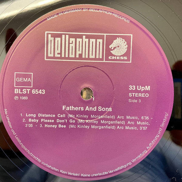 Muddy Waters / Otis Spann / Michael Bloomfield* / Paul Butterfield / Donald "Duck" Dunn / Sam Lay – Fathers And Sons , 2LP , Gatefgold