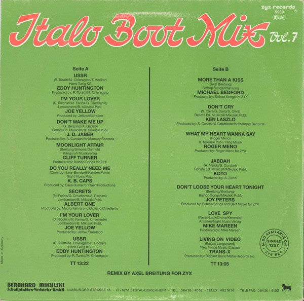 Italo Boot Mix Vol. 7