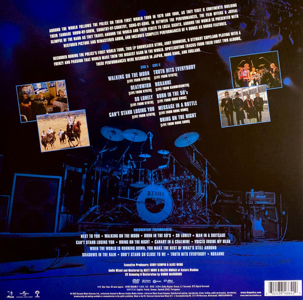 The Police – Around The World (Restored & Expanded), Blue Vinyl + DVD, Limited Edition