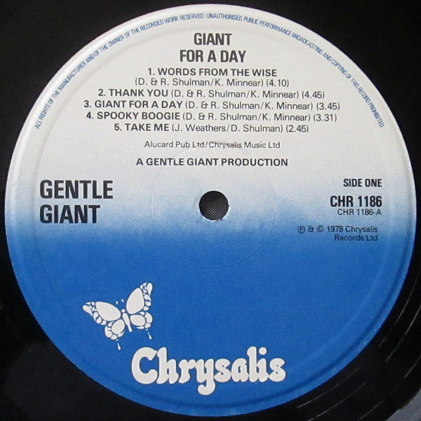 Gentle Giant – Giant For A Day
