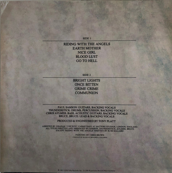 Samson– Shock Tactics, Green Vinyl
