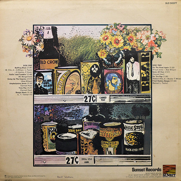 Canned Heat – The Canned Heat Cook Book (The Best Of Canned Heat) , Gatefold
