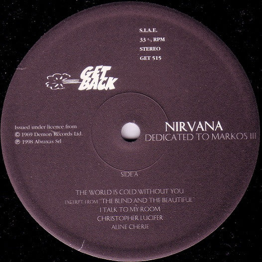 Nirvana – Dedicated To Markos III