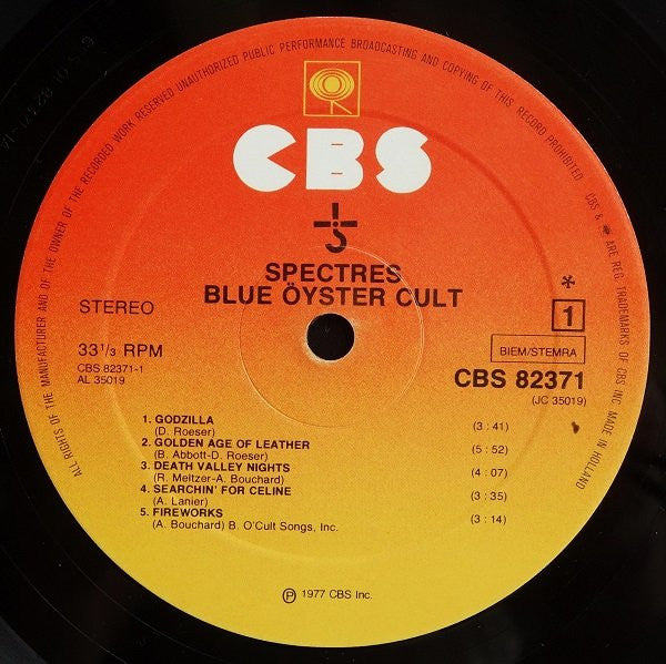 Blue Öyster Cult – Spectres