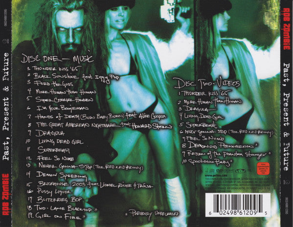 Rob Zombie – Past, Present & Future, CD, DVD