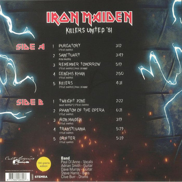 Iron Maiden – Killers United '81 , Live in Netherland