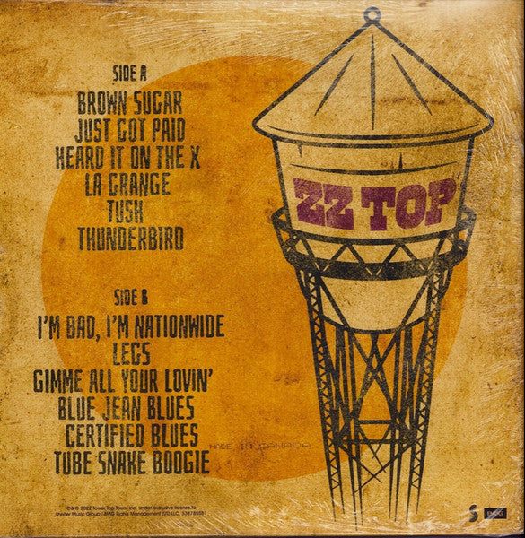 ZZ Top – Raw ('That Little Ol' Band From Texas' Original Soundtrack) , Gatefold