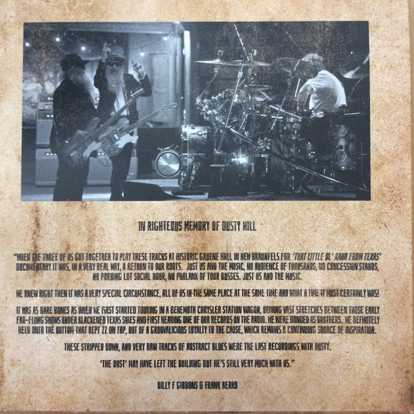 ZZ Top – Raw ('That Little Ol' Band From Texas' Original Soundtrack) , Gatefold