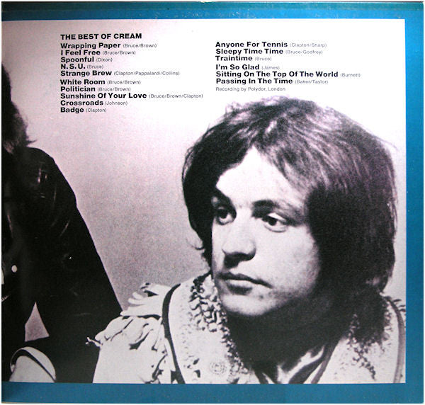 Cream – The Best Of Cream , 2 LP , Gatefold