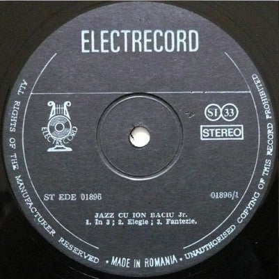 Ion Baciu Jr. – Jazz Cu Ion Baciu Jr.