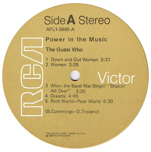 The Guess Who – Power In The Music