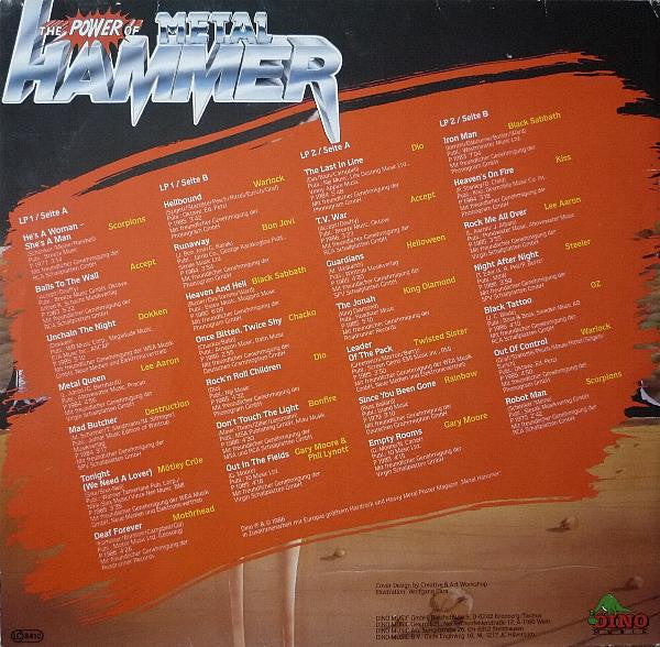 The Power Of Metal Hammer , 2LP , Gatefold , fara poster