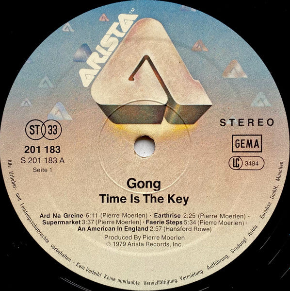 Pierre Moerlen's Gong – Time Is The Key