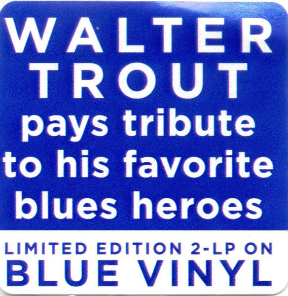 Walter Trout – Survivor Blues , 2LP , Gatefold , Limited Edition, Blue Vinyl