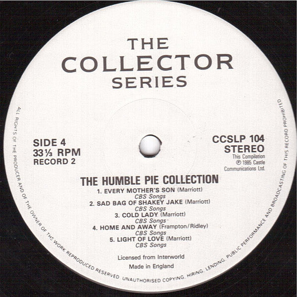 Humble Pie – The Humble Pie Collection, 2xLP, Gatefold