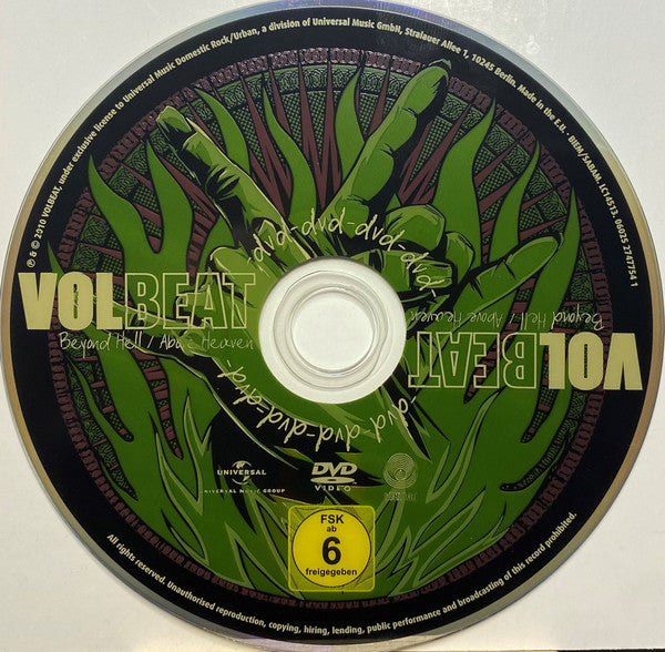 Volbeat – Beyond Hell / Above Heaven , CD + DVD , Limited Edition, Digipak
