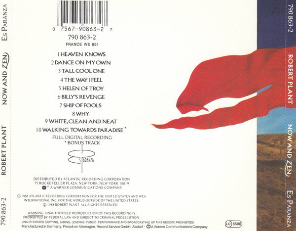 Robert Plant – Now And Zen