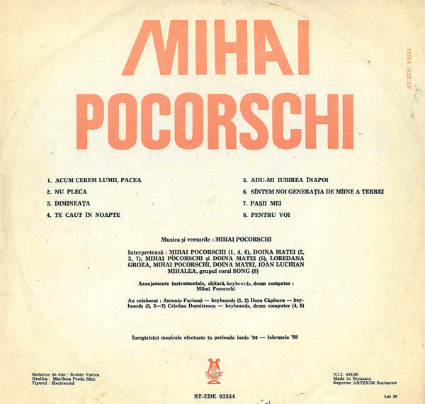 Mihai Pocorschi – Mihai Pocorschi